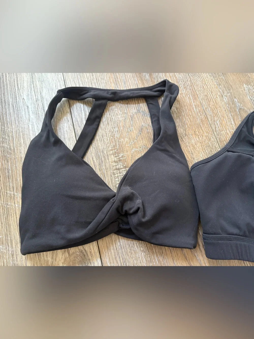 BuffBunny Black Sports Bralettes bundle size small